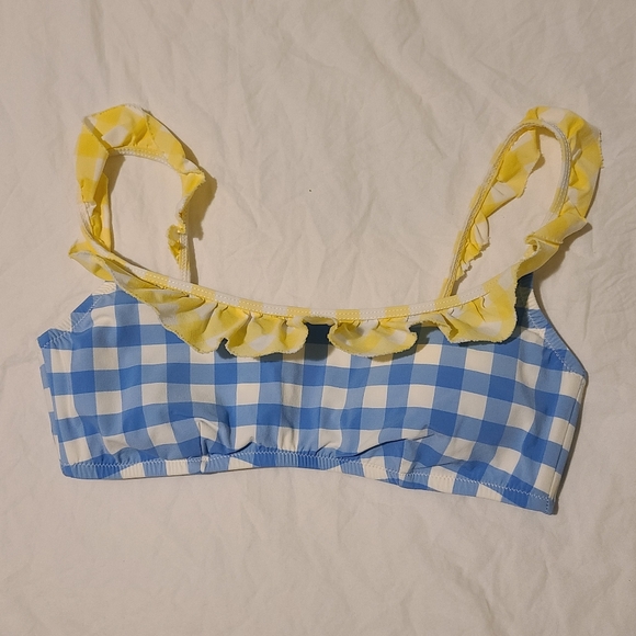 j crew • gingham ruffle bikini - Picture 4 of 12